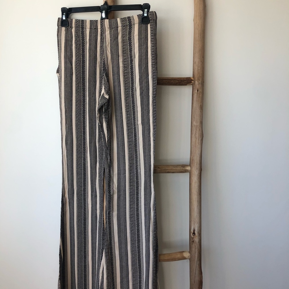 Stone Cold Fox Flared Silk Pants